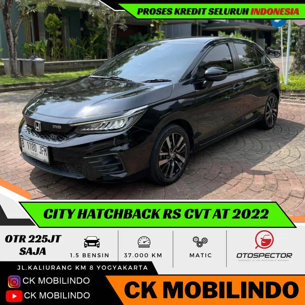 Honda All New City Hatchback RS CVT Matic 2022 DP Minim Kredit Murah