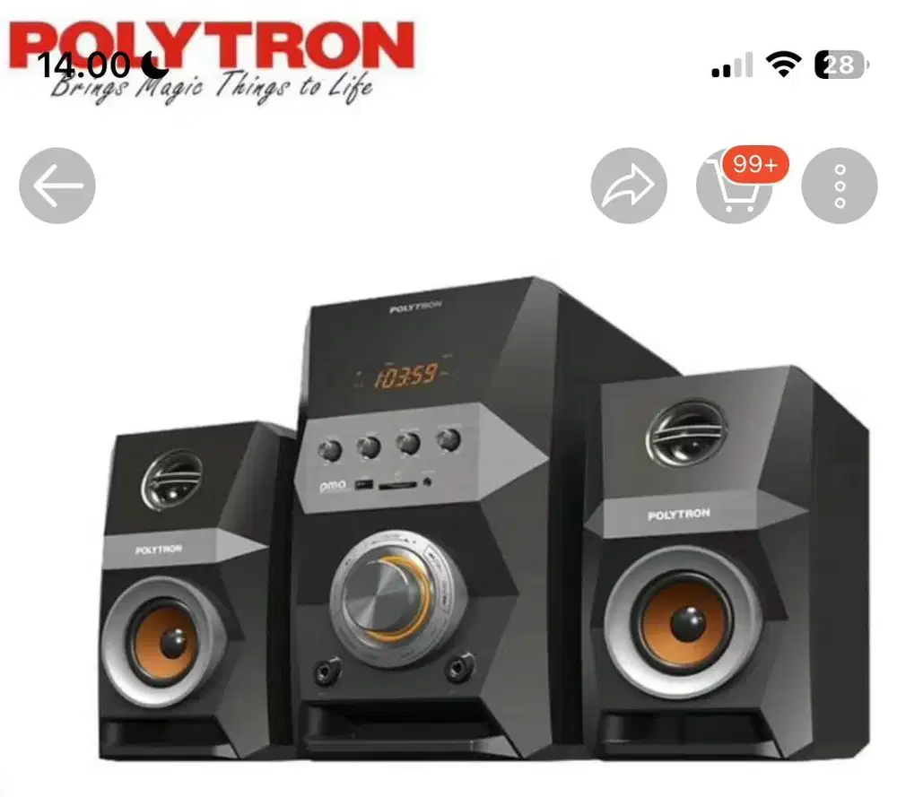 speaker bluetooth polytron PMA