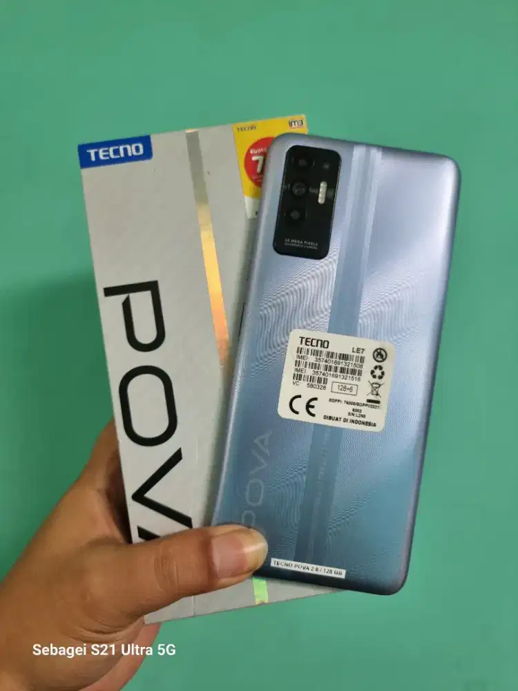 Tecno Pova 2 Ram 6/128GB Murah Siap Pakai (Lokasi Cicaheum) Dibaca