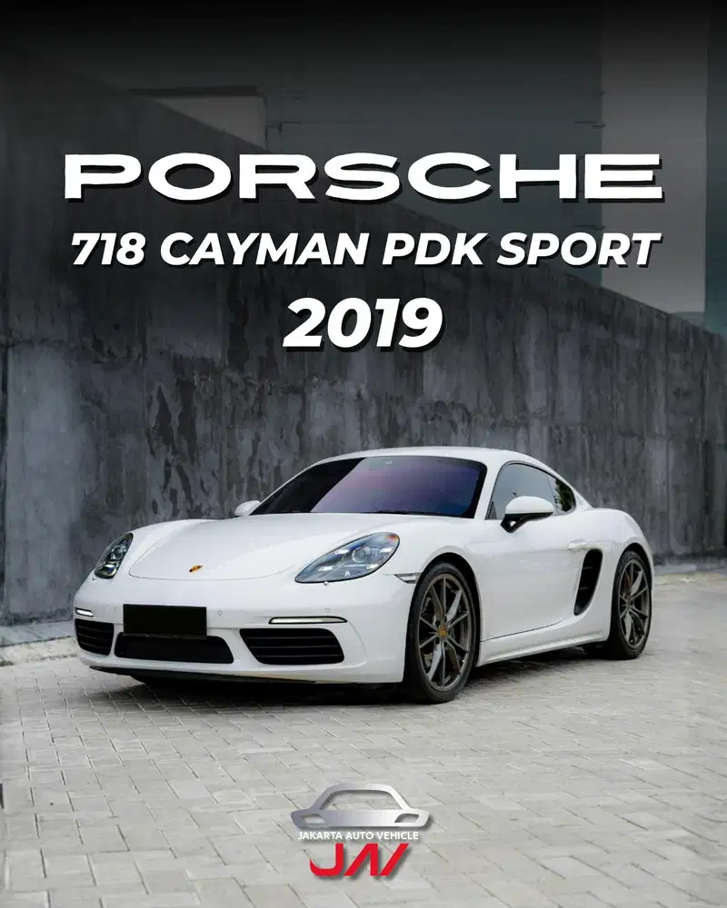 PORSCHE 718 CAYMAN 2.0 PDK SPORT CHRONO 2019 / LIKE NEW / LOW ODO