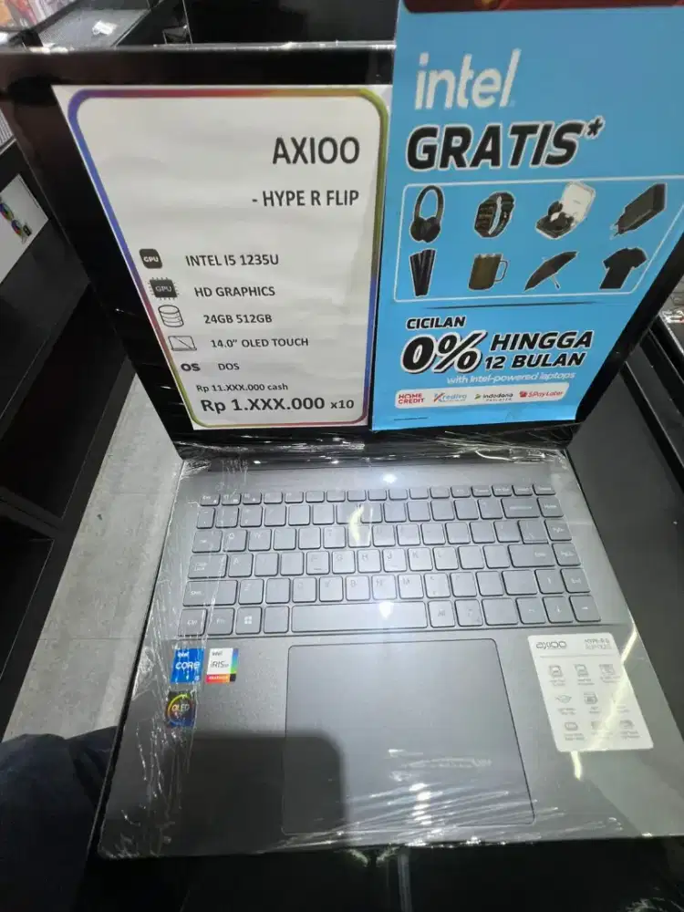 Axioo Hype R flip bisa cicilan