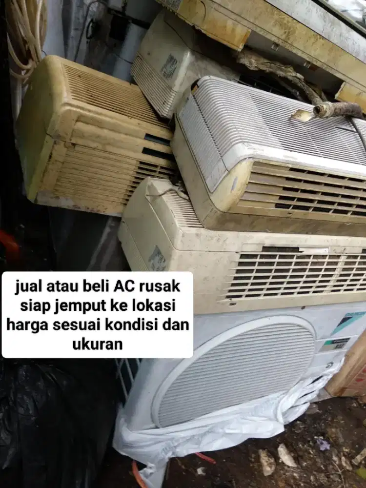 Tampung AC bekas