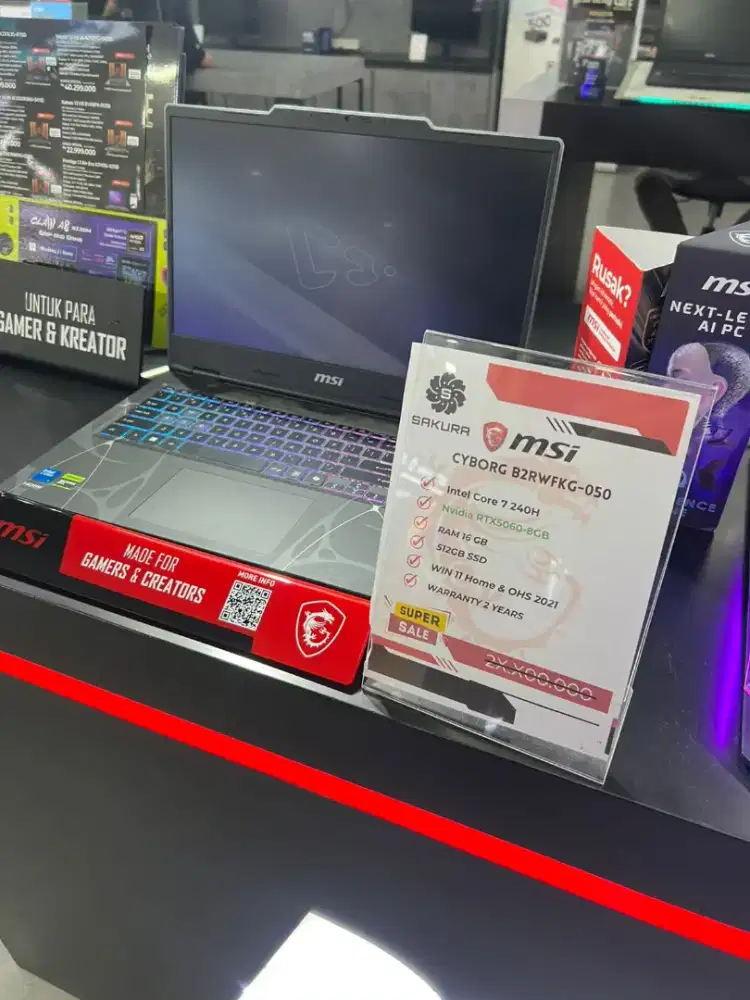 Msi Cyborg B2RWF bisa cicilan