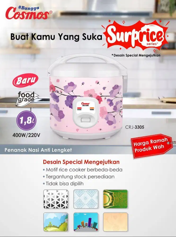 Magic com Cosmos CRJ 3305 Kapasitas 1.8liter
