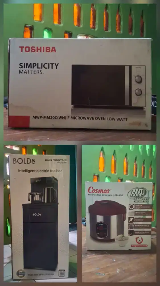 Rice cooker, dispenser, microwave