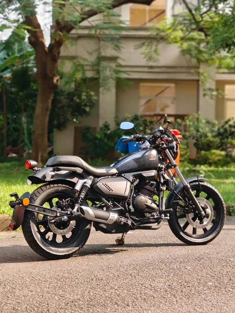 KM 10 PERAK! BENELLI MOTOBI 200 EVO HITAM 2025 PAJAK ON MULUS LIKE NEW