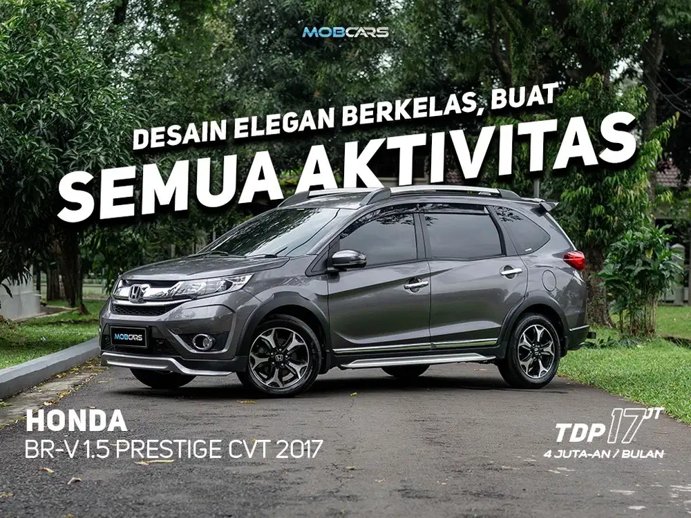 FREE SALDO ETOLL 1JT BR-V 1.5 PRESTIGE CVT 2017 ABU ABU