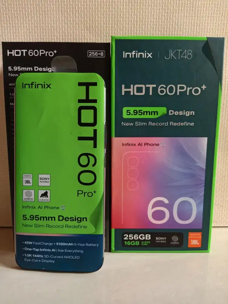 Infinix hot 60 pro+ ram 8gb/256gb super mulus no minus