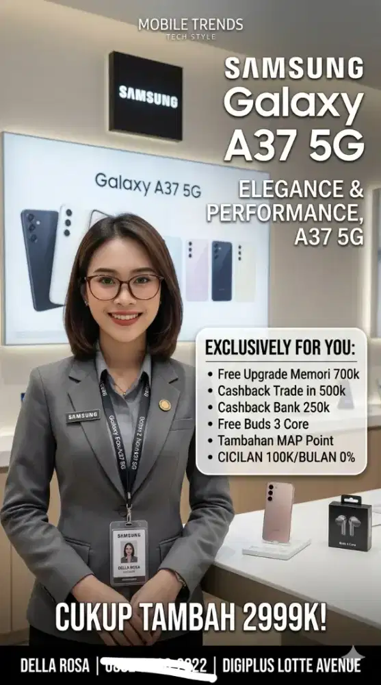 CICILAN 100K PERBULAN NEW SAMSUNG A37 5G
