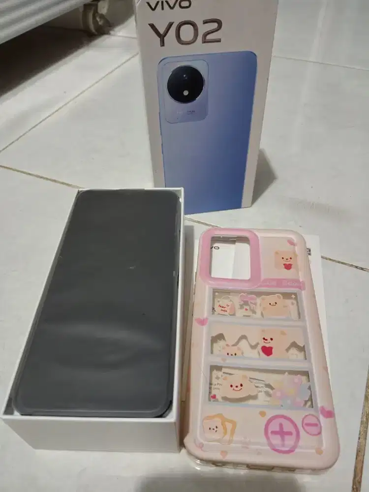 Vivo Y 02 komplit beli dari baru