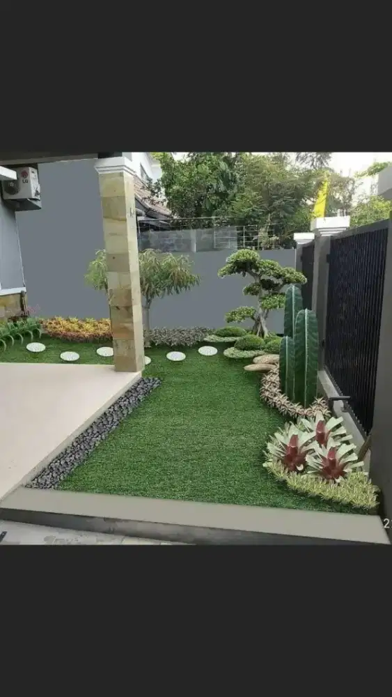 Jasa taman murah tanah sereal Bogor.