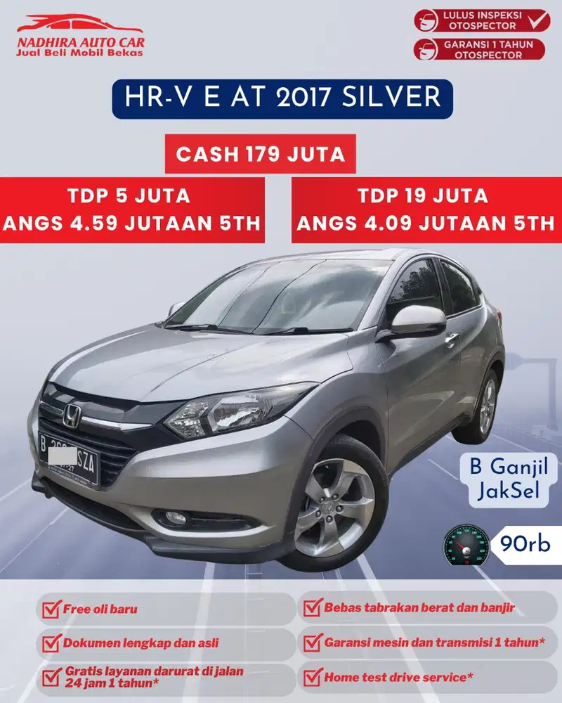 DP 5 Juta HRV E AT 2017 Silver