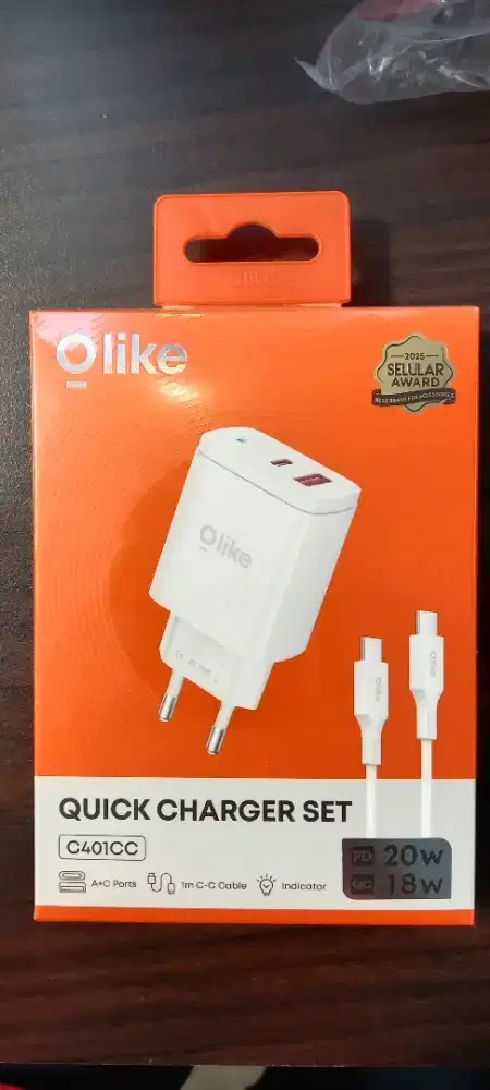OLIKE Charger C401CC Set Series Fast Charging PD 20W QC 18W
