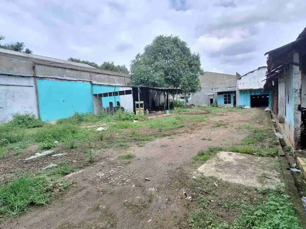 Dijual Cepat Hitung Tanah Gudang + Rumah di Weru Cirebon