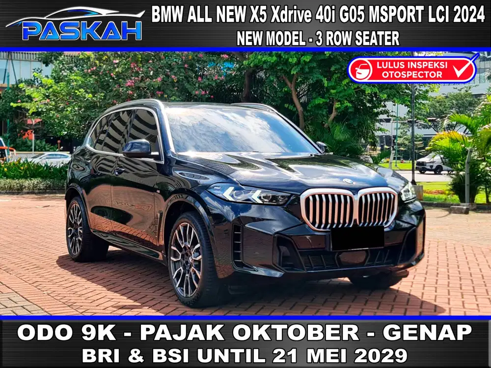 Bunga=4% Tax=Oktober Genap Odo=9k BMW X5 M SPORT 2024 BMW X 5 2024