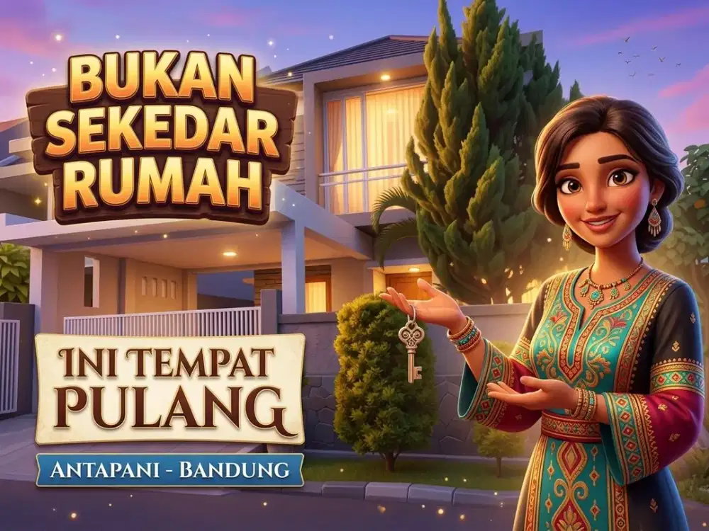 JUAL RUMAH MURAH 2 LANTAI, ANTAPANI, ARCAMANIK, BANDUNG KOTA.