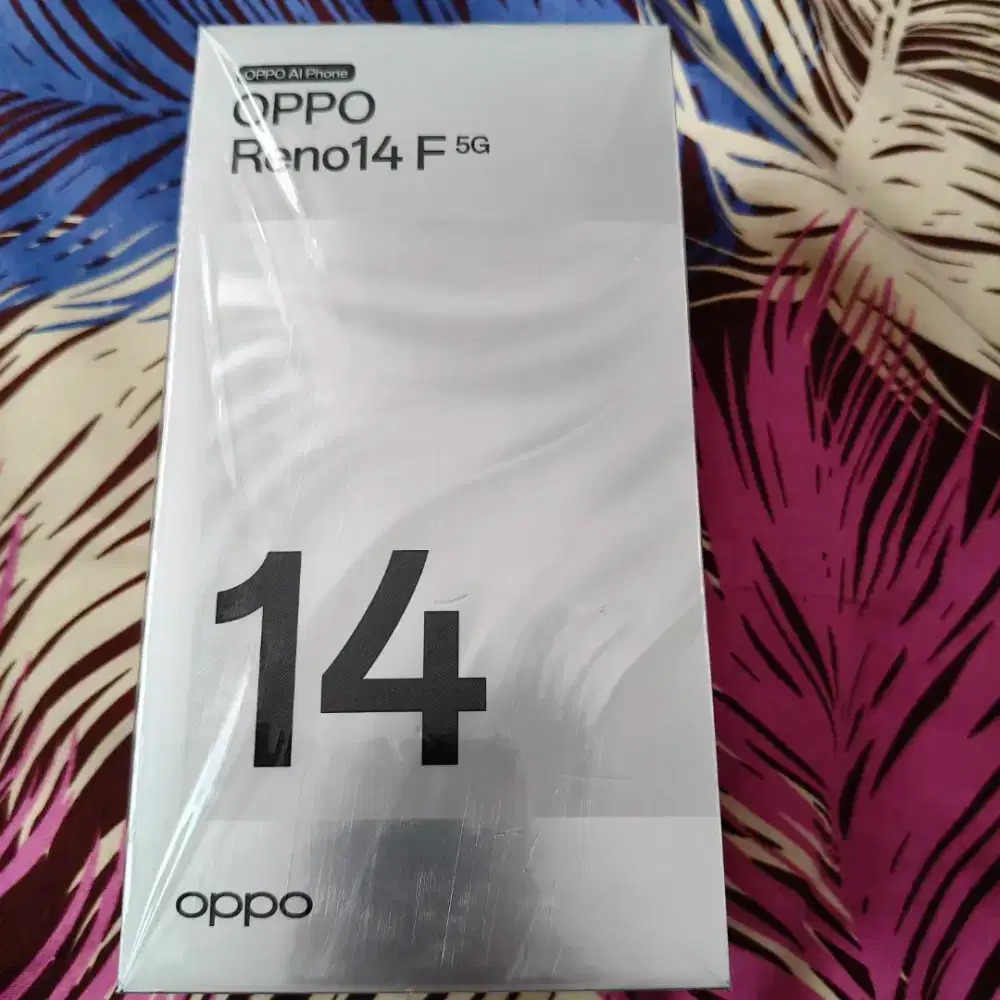Jual OPPO Reno 14F 5G Pink 8/256 fullset mulus no minus original