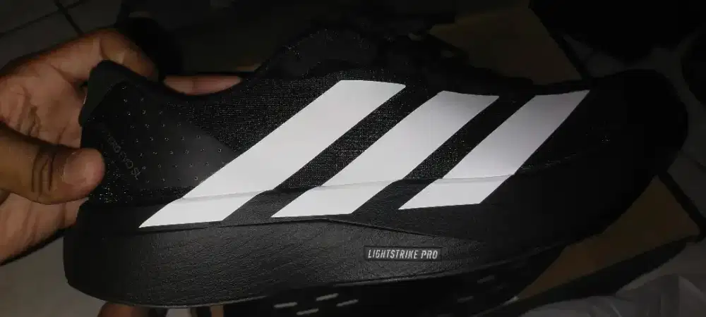 Adidas Adizero Evo SL ukuran 43 1/3 Black White