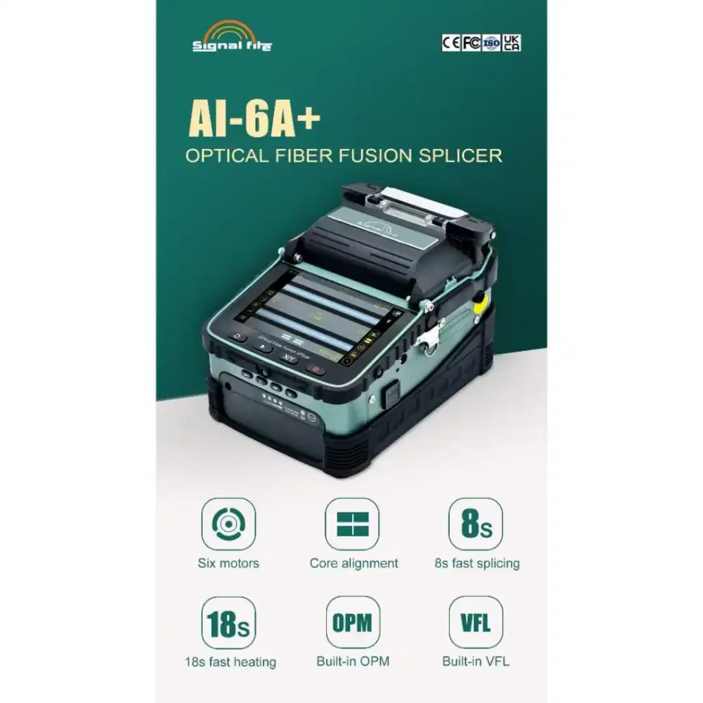Fusion Splicer Signal Fire AI-6A+ Fiber Optic Splicer