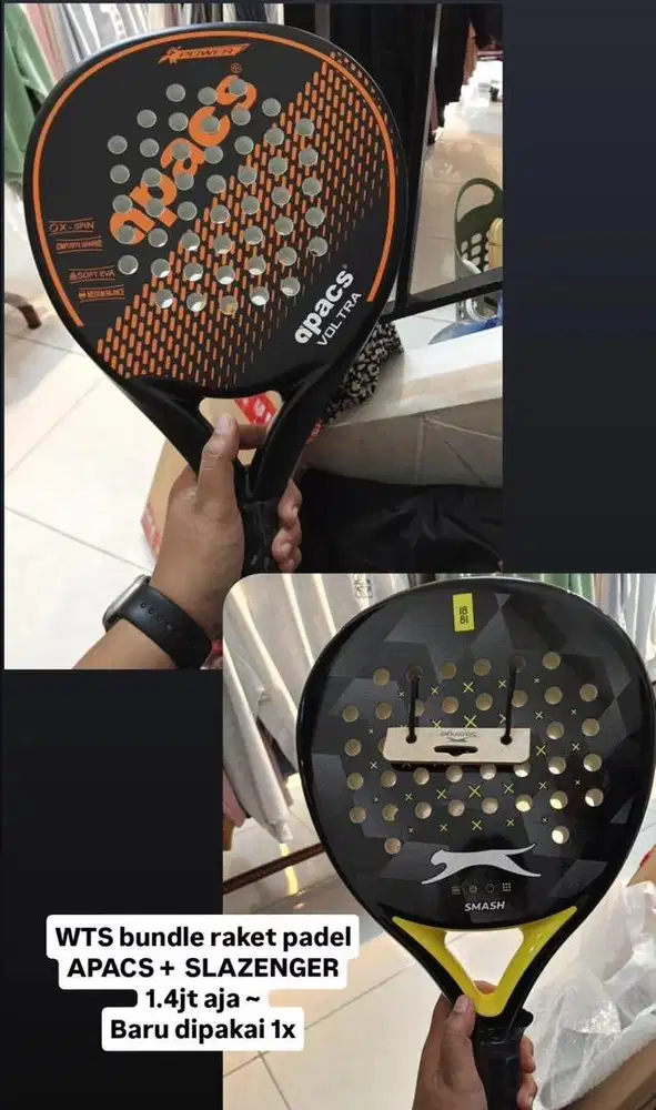 RAKET PADEL APACS + SLAZENGER