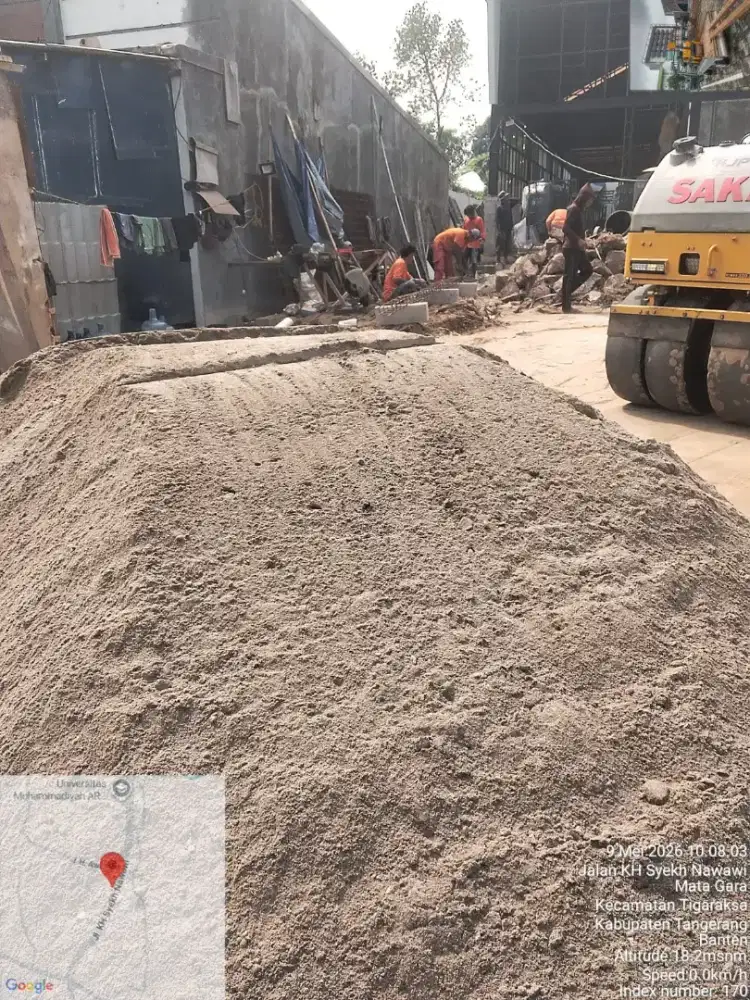 Pasir urug batu kali sirdam limestone batu makadam Pasir pasang