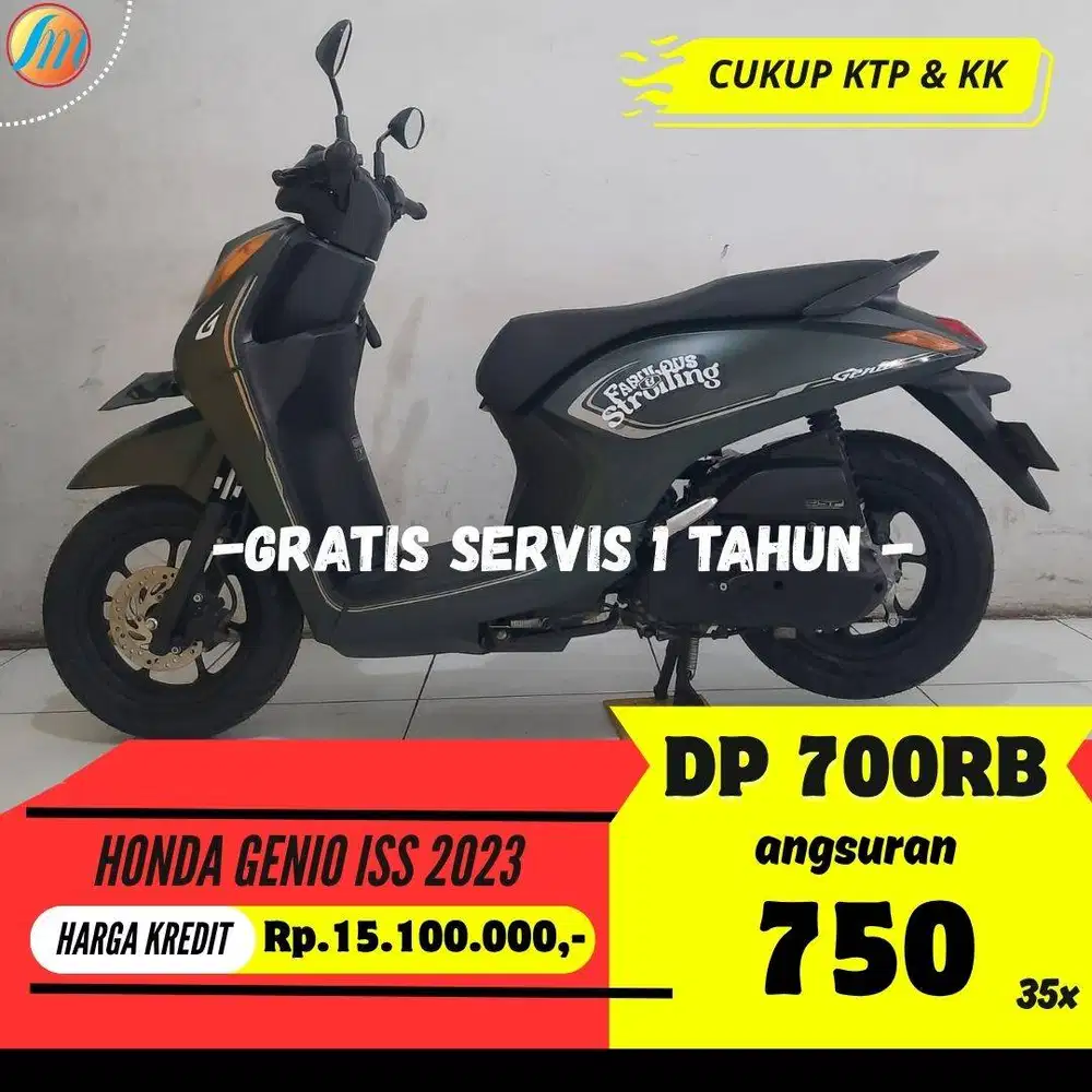 DP 700RIBU HONDA GENIO ISS 2023 ANGSURAN SANGAT RINGAN BERGARANSI