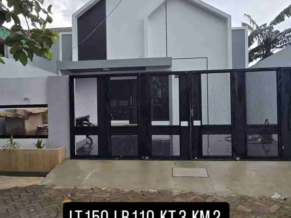 Rumah Baru Luas 150m 3 Kamar Lebar 8.5m Dekat Ice BSD City