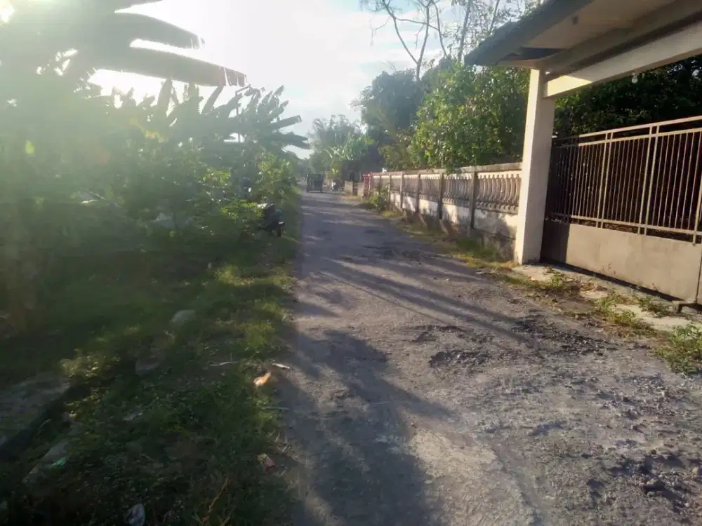 Tanah Pekarangan mangku aspal di Prambanan Sleman