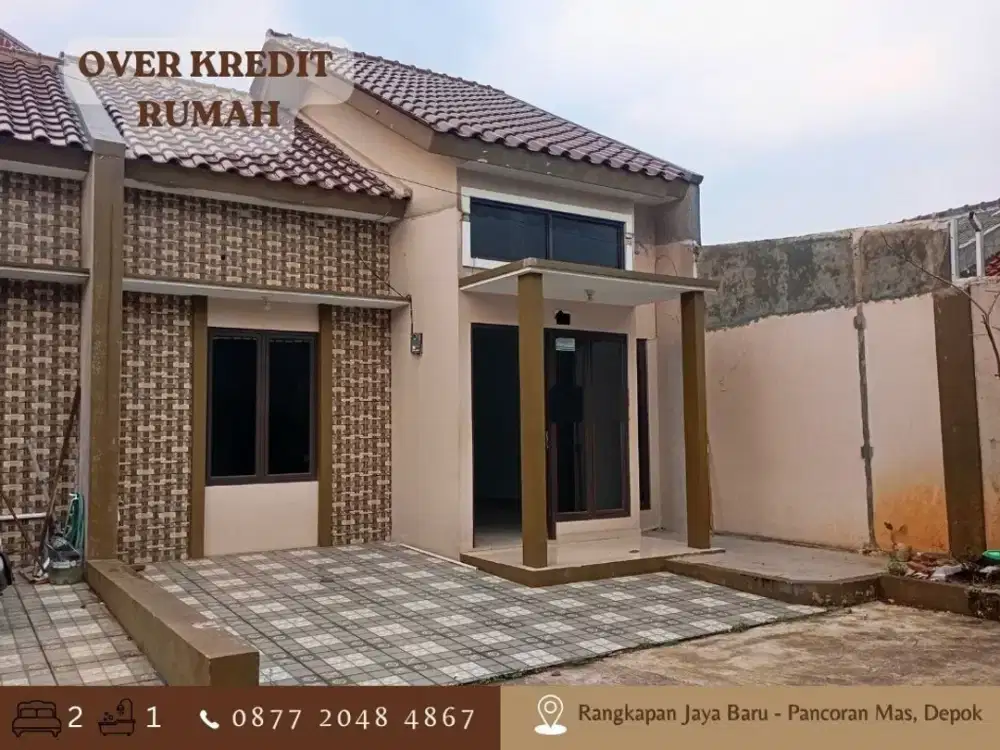 Jual Over Kredit rmh di De Sulhan Residence 85JT dkt Tol Sawangan
