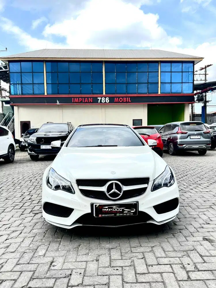 Mercedes Benz E200 Coupe AMG A/T Putih 2014 bmw 428i audi a5 rc 200t