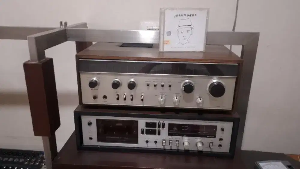 Luxman vintage ampli dan tape deck