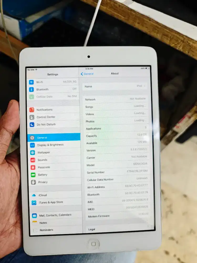 ipad mini 1 16gb normal