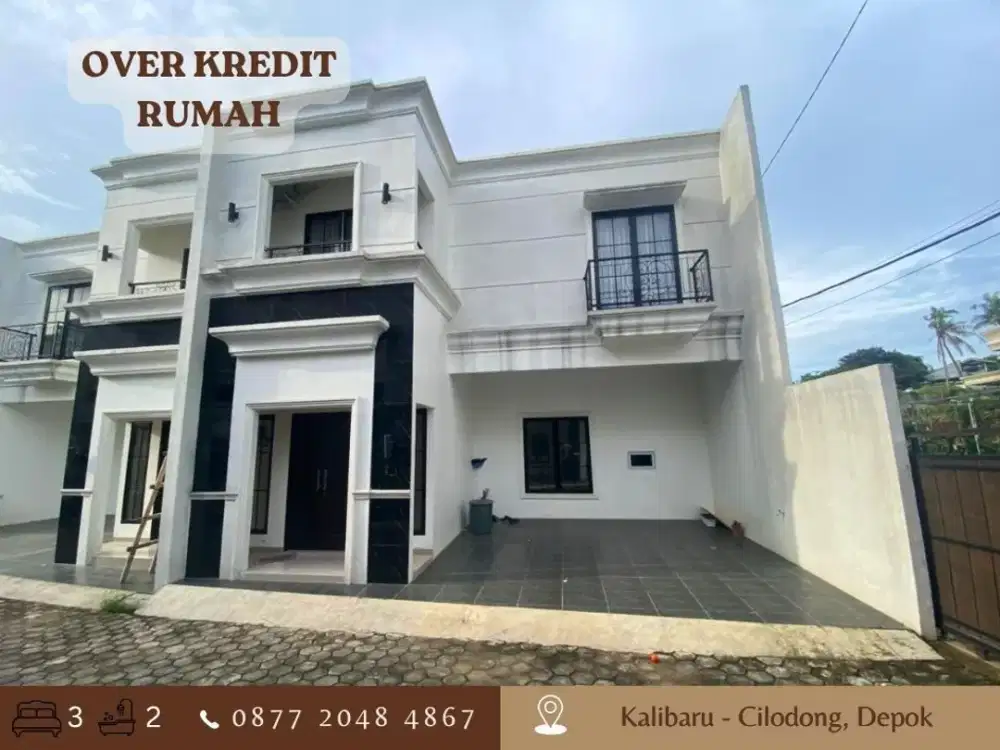 Rumah Over Kredit 2LT dkt Alun alun GDC di Geneve Residence Depok