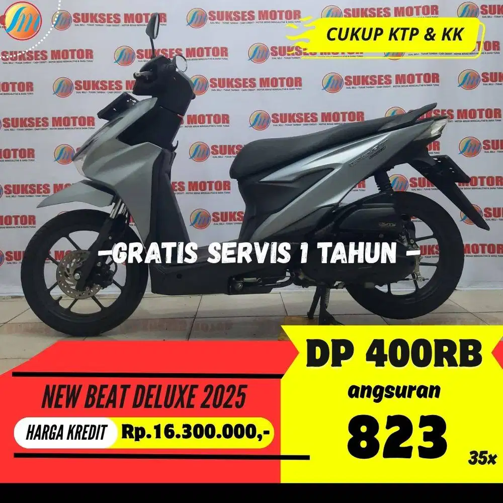 DP CUKUP 400RIBU HONDA NEW BEAT DELUXE 2025 ANGSURAN SANGAT RENDAH