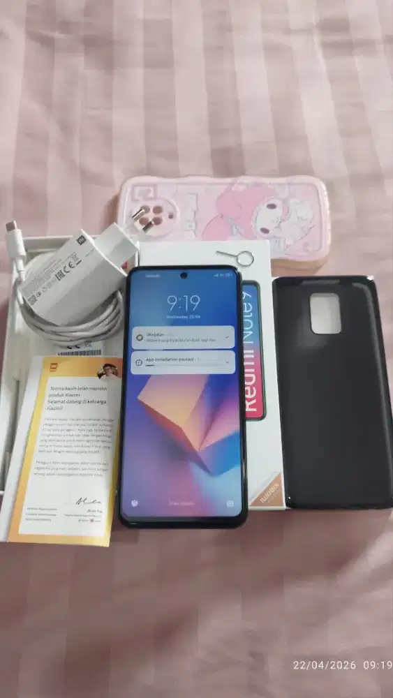 HP Redmi Note 9 Pro8/128GB Xiaomi Interstellar Grey  Bekas Fullset