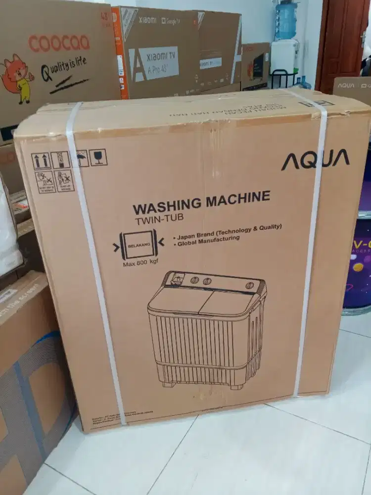 AQUA MESIN CUCI 8KG 2 TABUNG