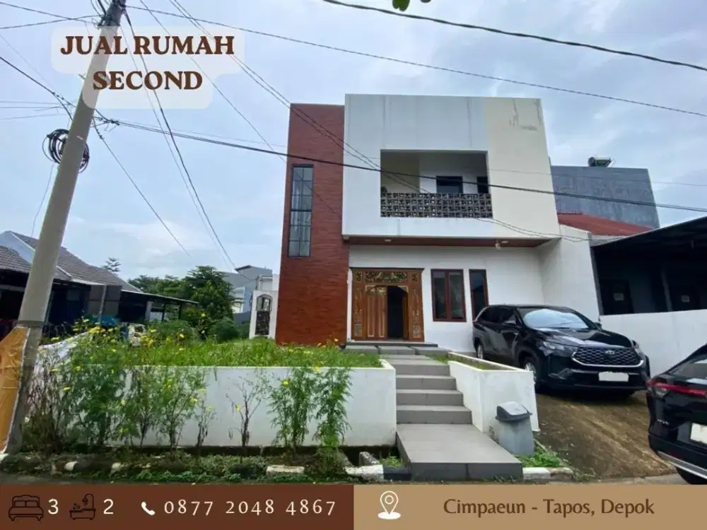 Jual Rumah 2LT HOOK LT132 di Perum Permata Cimanggis dkt Tol
