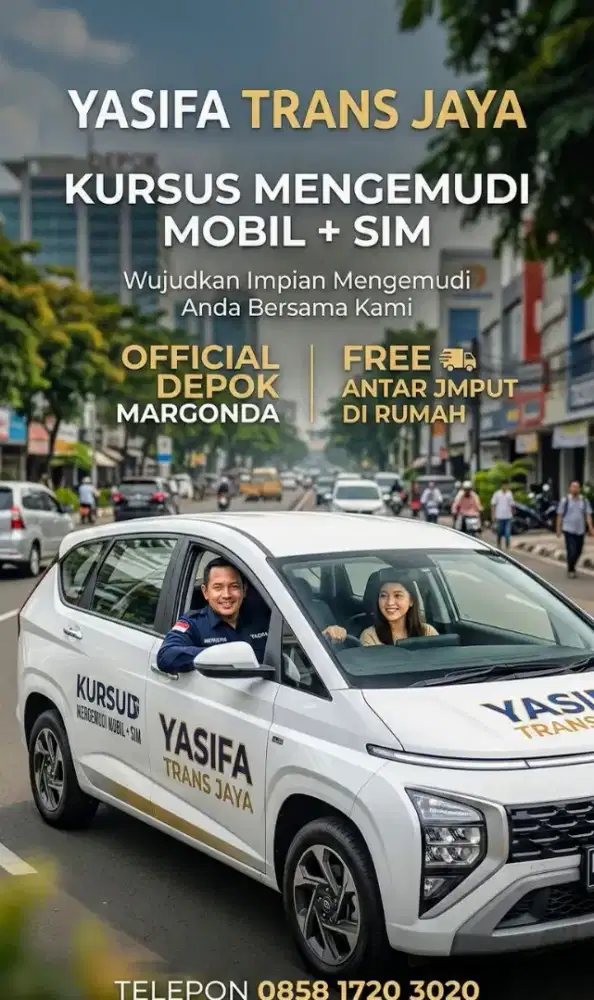 Kursus mengemudi mobil profesional