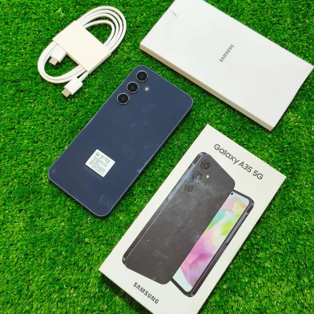 Samsung Galaxy A35 5G 8/256GB Awesome Navy fullset ori ex resmi
