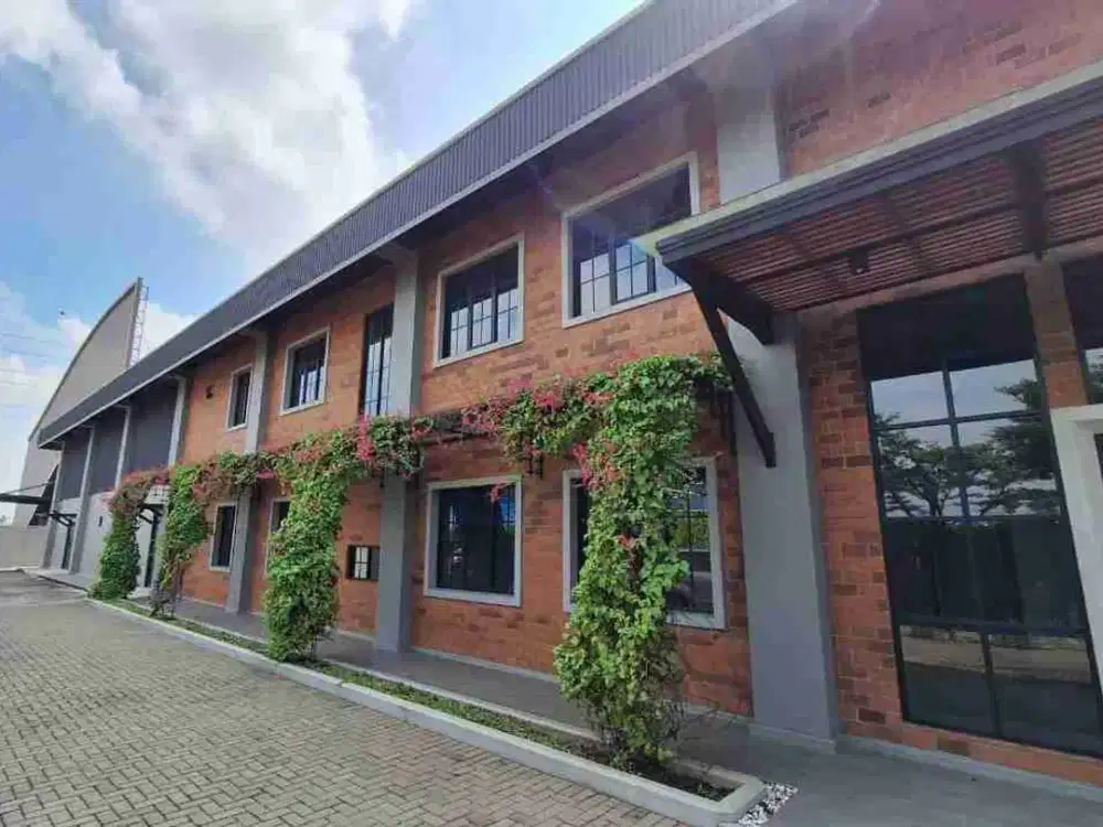 Disewakan kantor + pabrik + Gudang di kawasan pergudangan blessindo Tangerang