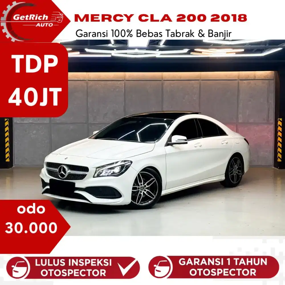 Mercedes benz CLA 200 1.6 AMG 2018 Putih Super Mulus