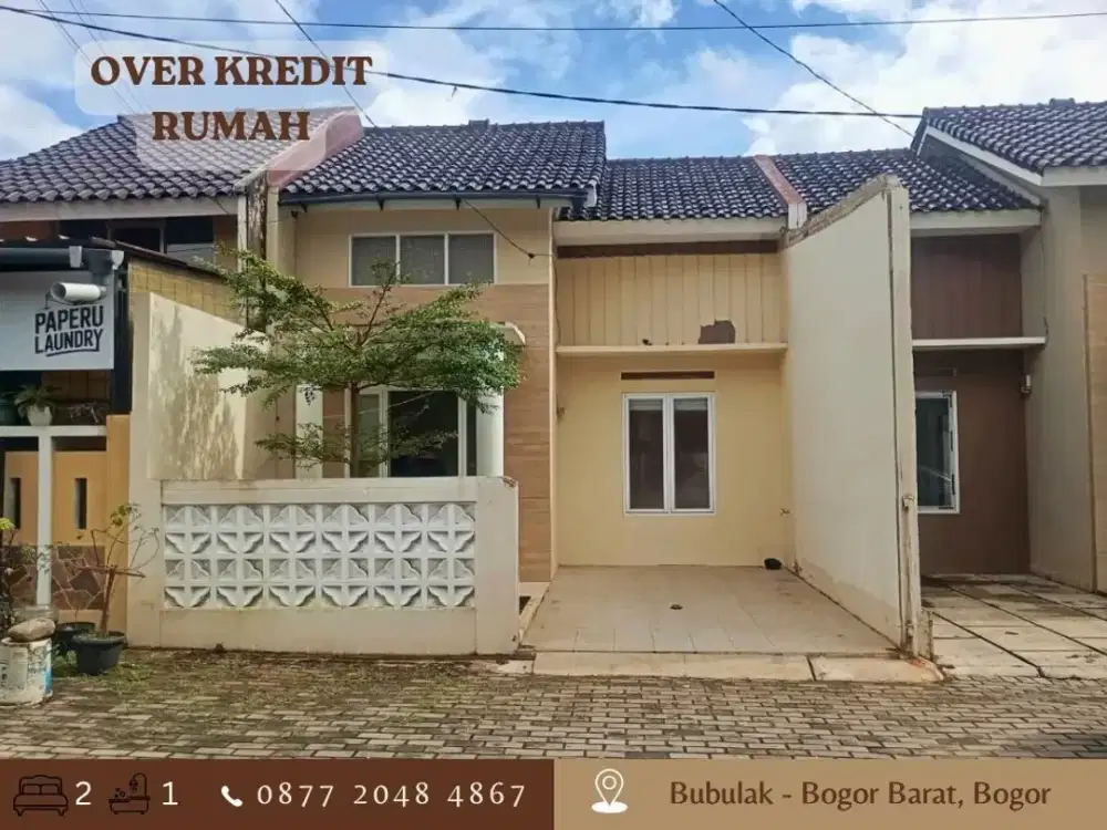 Over Kredit Rmh 79JT di Cifor Residence Bubulak dkt Kampus IPB