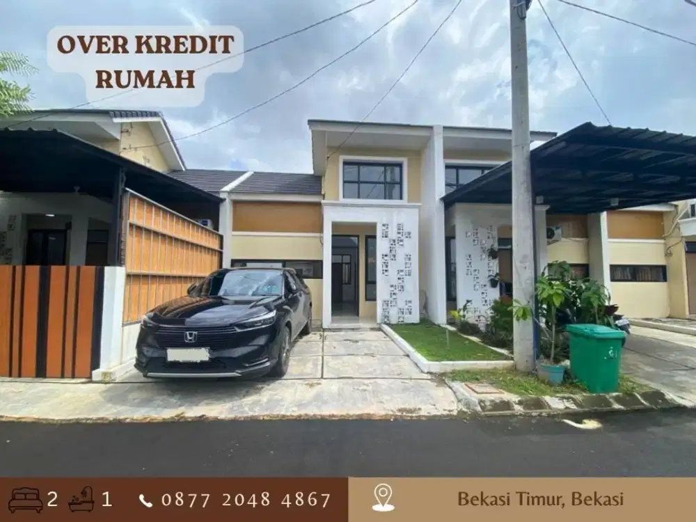 Rumah MURAH Over Kredit 43JT di Bekasi Kencana Residence dkt Tol