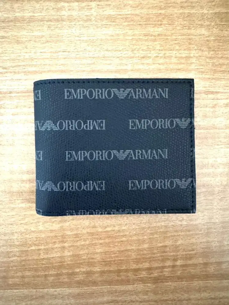 Dompet Emporio Armani Original Bifold Wallet Fullset Box & Card
