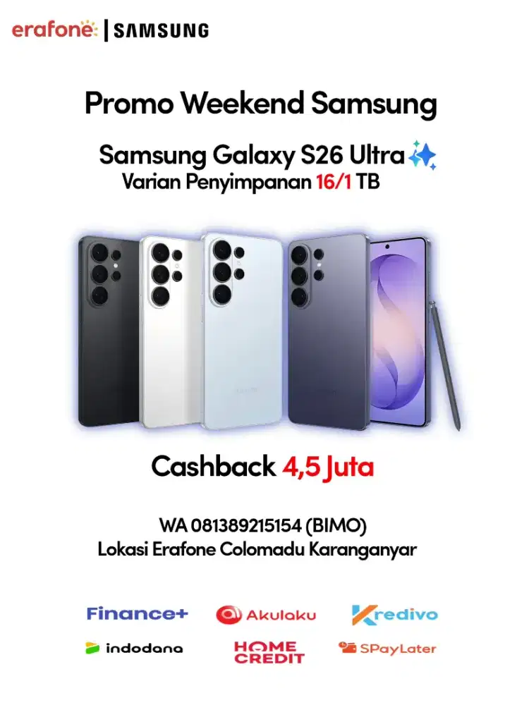Samsung Galaxy S26 Ultra Promo Chasback