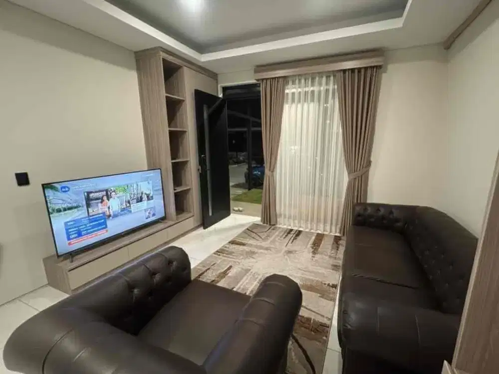 Disewakan rumah full furnish, rumah baru , nyaman