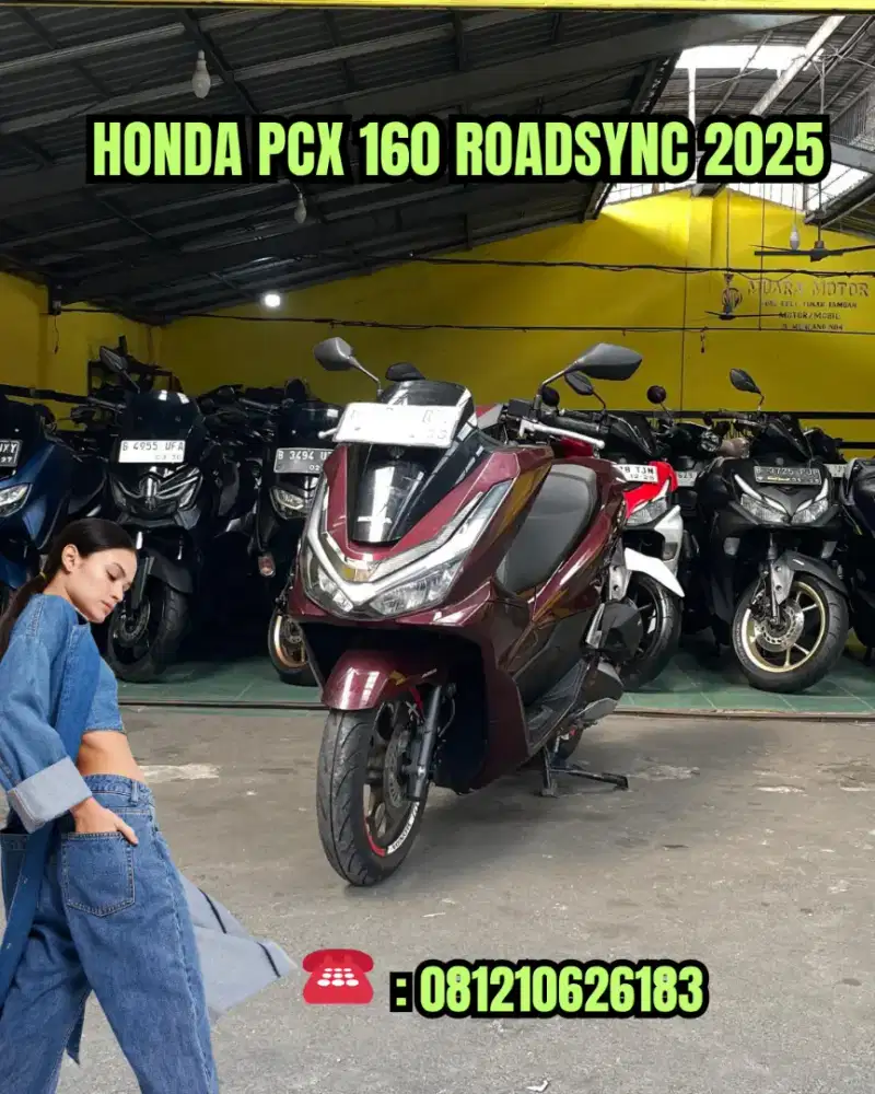 READY HONDA PCX 160 ROADSYNC  2025