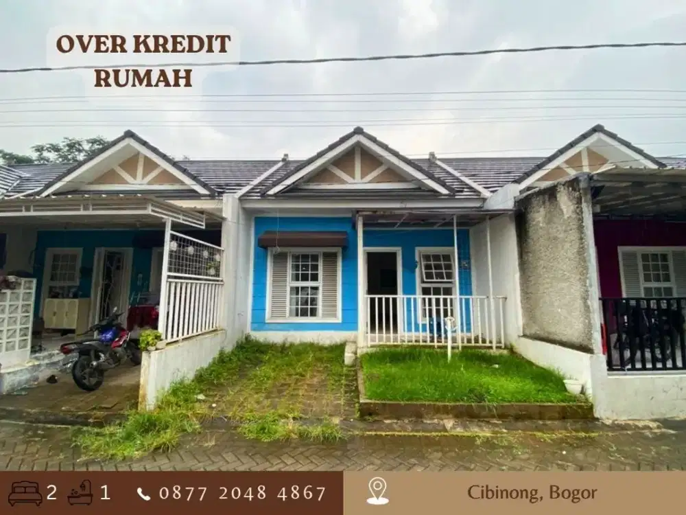 Take Over Rmh di Cempaka Residence 69JT dkt Stasiun Cibinong Bogor