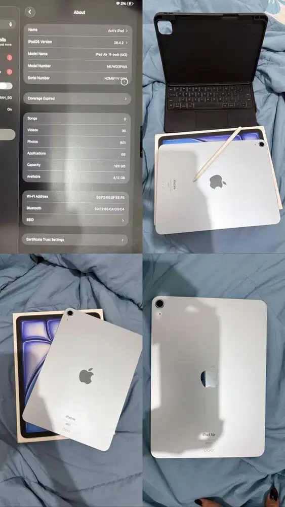IPAD AIR M2 128GB ex IBOX