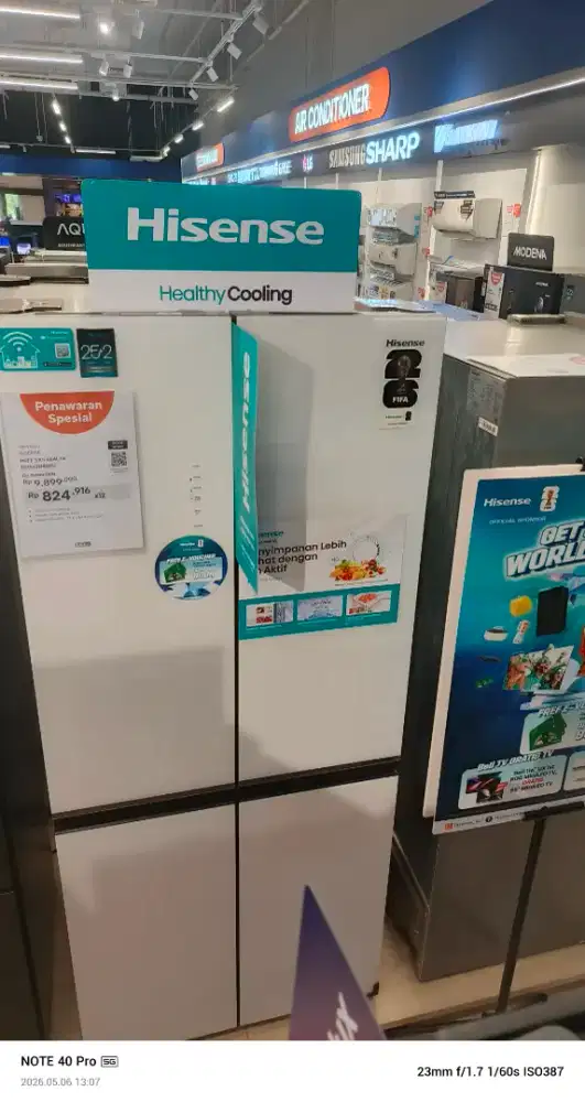 KULKAS HISENSE 4 PINTU RQ662N4IWU